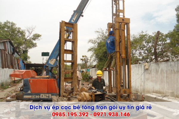 Dịch vụ ép cọc bê tông tại tỉnh Nam Định uy tín giá rẻ trọn gói