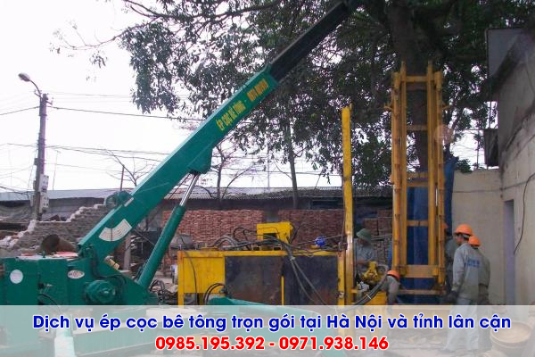 Dịch vụ ép cọc bê tông tại tỉnh Thái Bình uy tín trọn gói