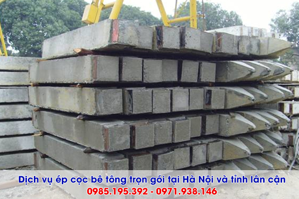 Dịch vụ ép cọc bê tông tại Quận Long Biên