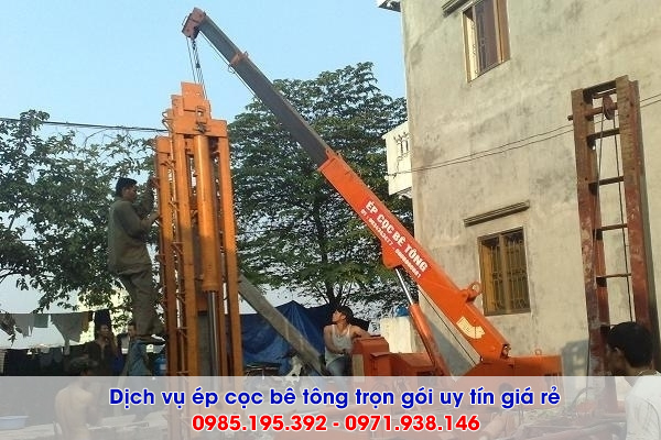 Dịch vụ ép cọc bê tông tại tỉnh Phú Thọ trọn gói giá rẻ