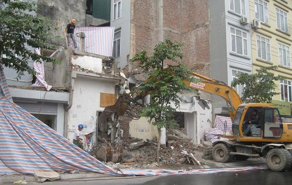 Báo giá phá dỡ nhà cũ tại Hà Nội 2017 - Công trình - Nhà cấp 4, Bệnh Viện, Nhà xưởng